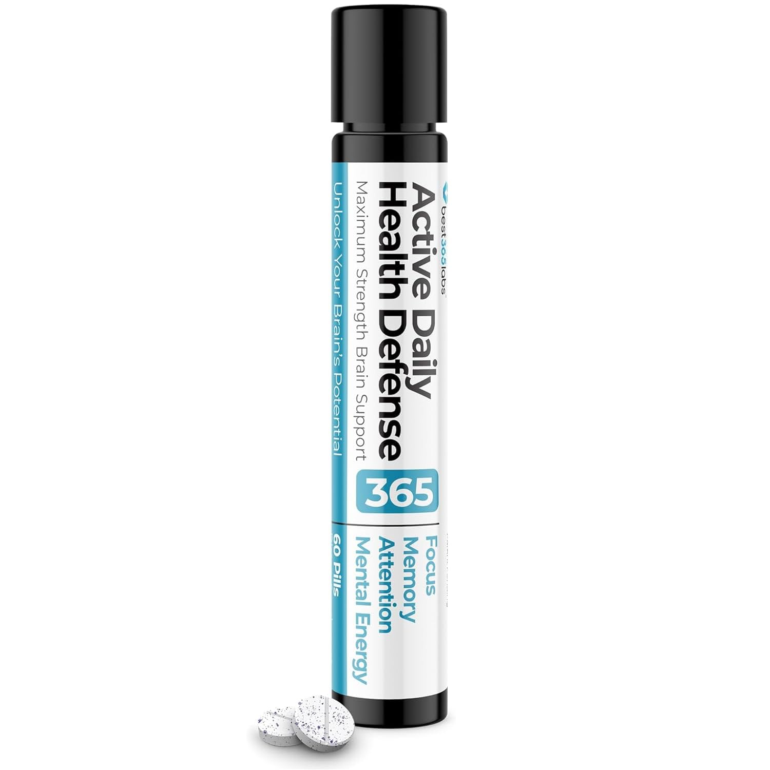 Best 365 Labs Brain Support, Methylene Blue, Caffeine, L-Theanine | 60 Tabs