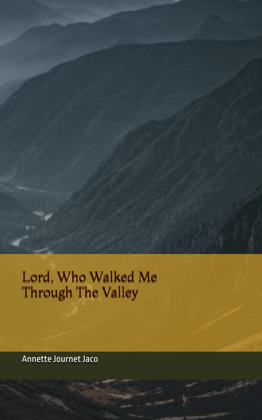 Lord, Who Walked Me Through The Valley