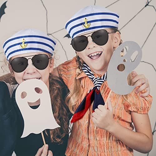 36 Pieces Sailor Costume Accessories Sailor Hat and Scarf