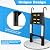 Telescoping Ladder with Hooks, 16.5 FT, 330 lb Capacity, Black