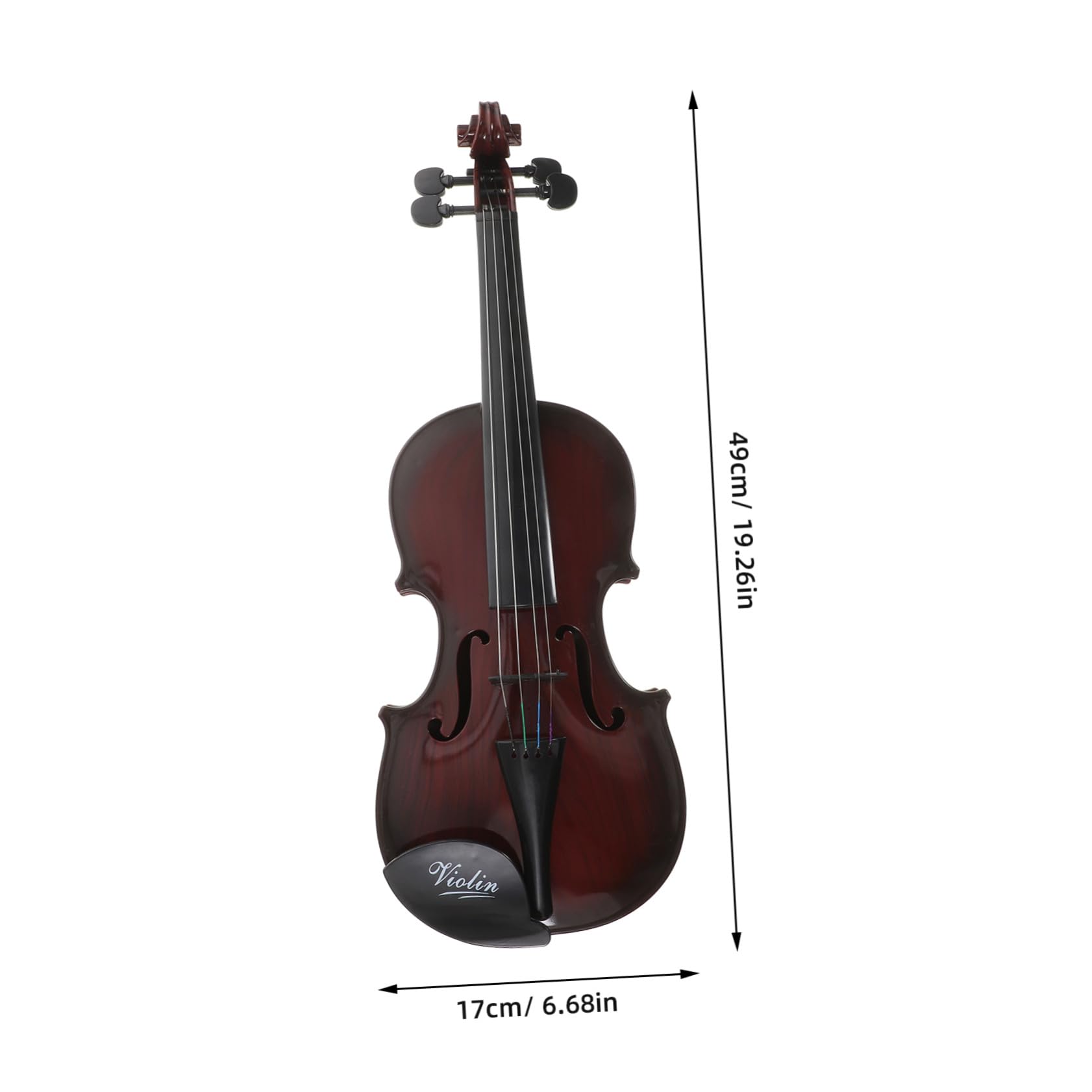 Mini Violino Giocattolo Musicale per Bambini, Marrone Plastica | Forma Classica, Stile Piccolo e Delicato, Idea Regalo Compleanno, per Ragazzi e Ragazze