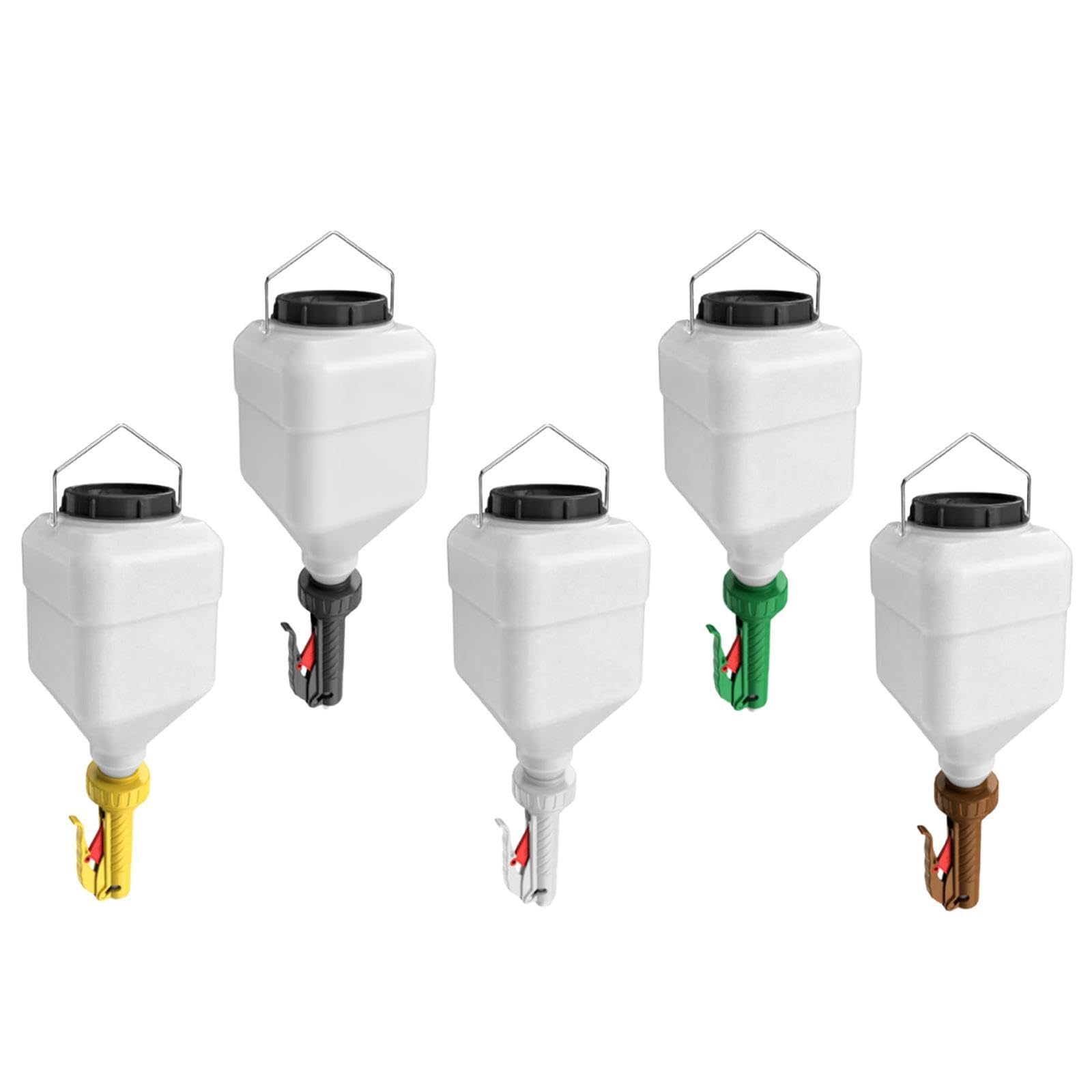 Dispensador de ketchup de 5,5 L para restaurantes, botella dispensadora de salsa blanca, grado comercial, diseño de fácil bombeo, ideal para comida rápida, barbacoa y catering