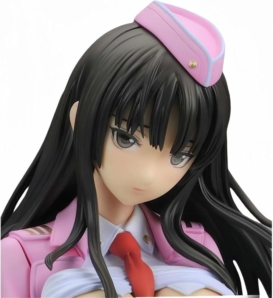 NFsgVCGJ Special Female Officer (Pink) Hentai Figure Figures Collectible Model Character Statue Toys Desktop Ornaments Decoration Gift 25cm/9.8in