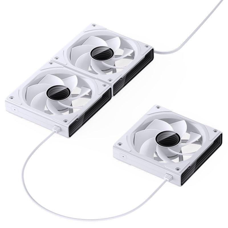 Jonsbo ZK-120WR Reverse PWM L?fter, A-RGB - 120mm, wei?, 3er-Pack