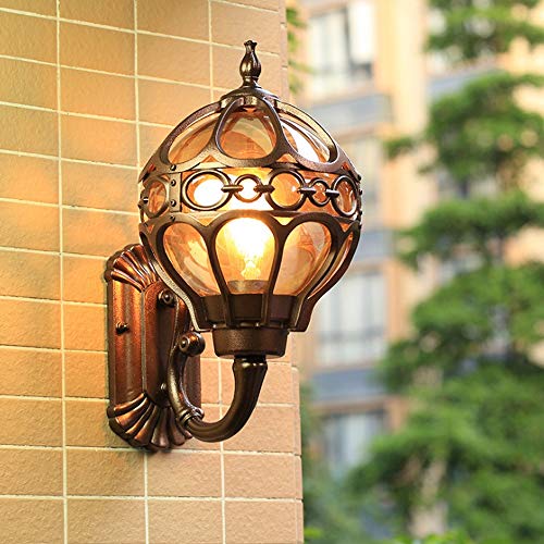 Lumière murale LED pêche marron à diffusion douce imitation dolomite