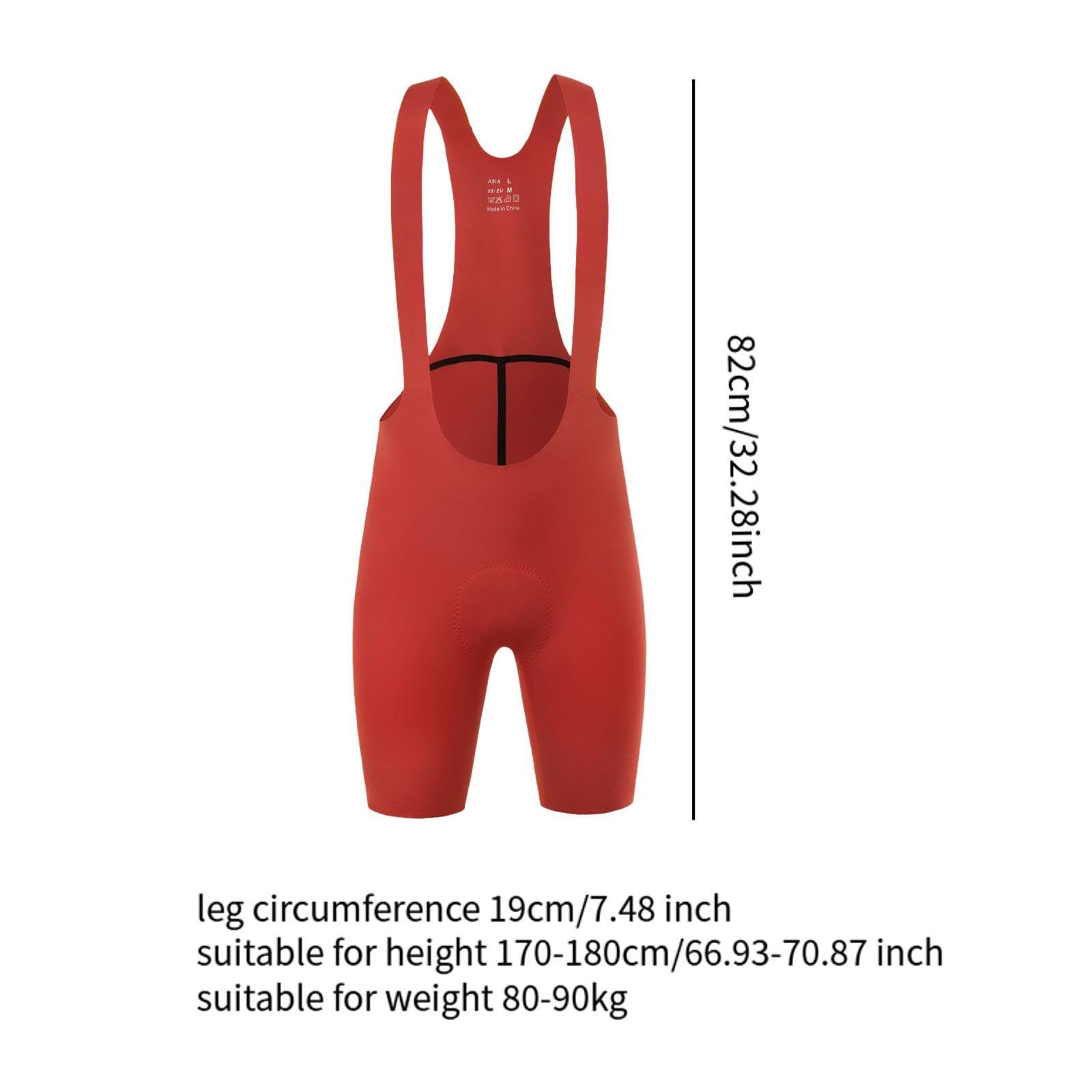 Pantaloncini Da Ciclismo Da Uomo con Bretelle per Attività Ciclistiche Ed Esercizio Fisico