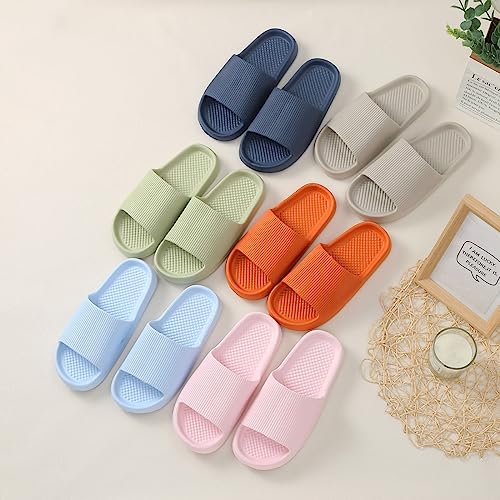 Womens Open-Toed Slip On Shoes Dressy Casual Comfy Indoor Outdoor Women Shower Slippers Fall House Bathroom Shoes2