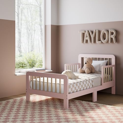 Image of Storkcraft Pasadena Toddler Bed, Blush & Driftwood