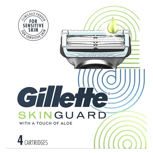 Gillette SkinGuard Men's Razor Blades, 4 Blade Refills - image 9