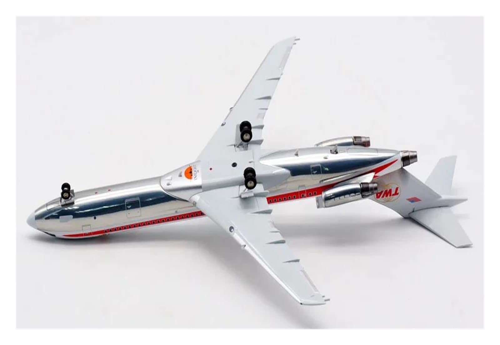 Aerobatic Flugzeug 1:200 Inflight IF722TW0120W TWA Airlines Boeing B727-200 Druckguss-Flugzeug Jet Modell N12301