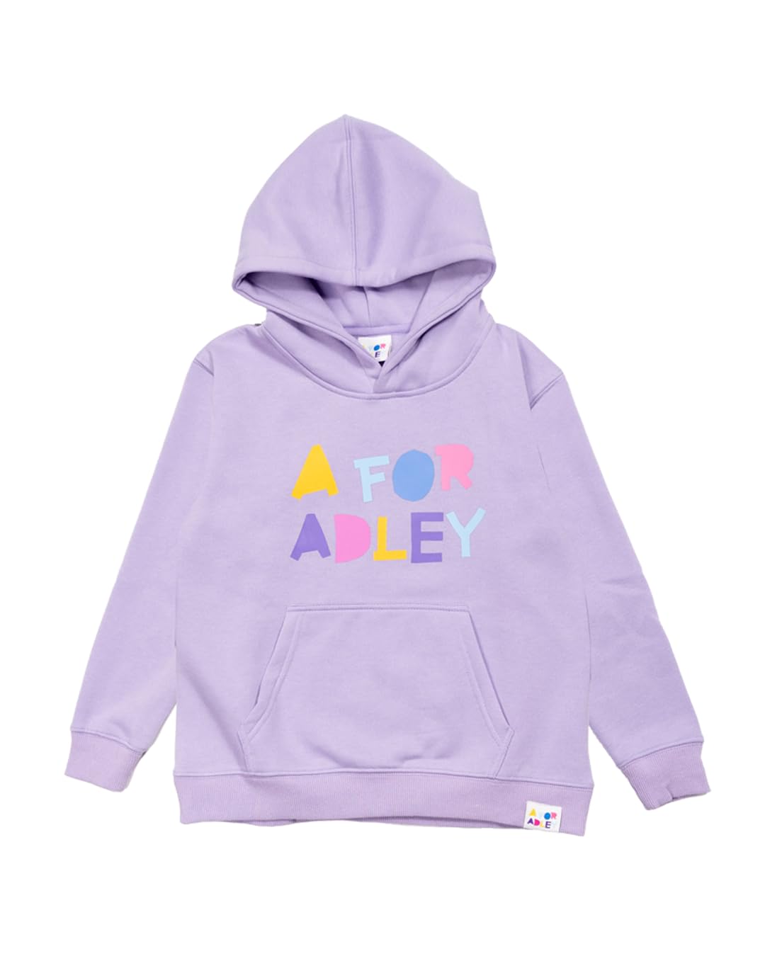 A FOR ADLEYBFF Hoodie Stylized With the Rainbow Logo, Used To Show Off Your Love of Adley and Her YouTube Videos