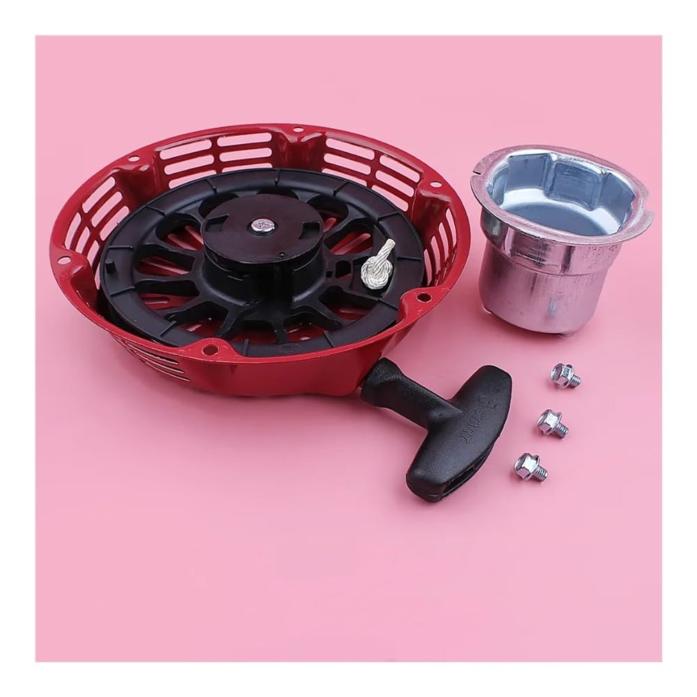 SAdGHz Recoil Rewind Pull Starter Flange Cup Bolt Kit Fit for H-nda GX340 GX390 11HP 13HP GX 340 390 Lawn Mower Engine Replace Spare Part