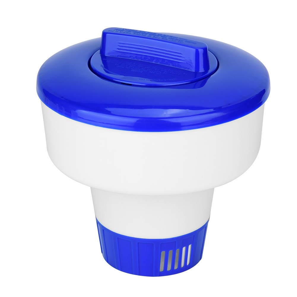 Ymiko Dispensador de Cloro Flotante Flotante de tabletas químicas para Piscinas para SPA sobre o enterradas, dispensador Universal de Productos químicos para Piscinas, Gran Capacidad