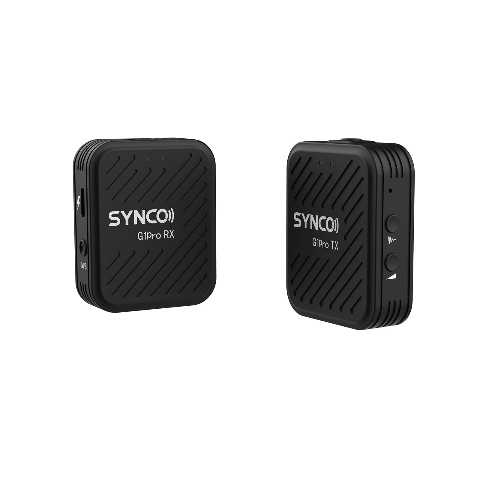 SYNCO G1 (A1) Pro Microphone Cravate sans Fil 2,4 GHz avec Station de Charge, 1 récepteur, 2 émetteurs pour Appareil Photo, Youtube, TiKTok, Vlog Interview…