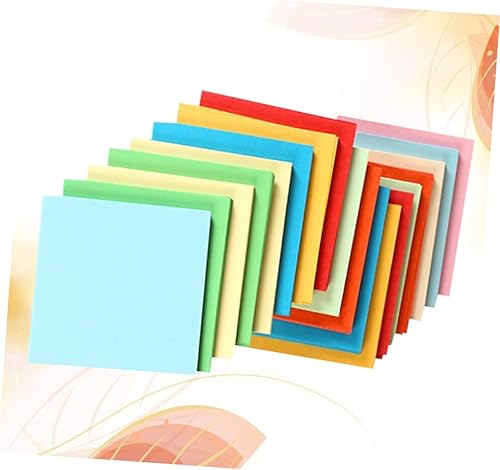 Miniatura 2 de EXCEART 500 piezas de papel de origami para papel de color para proyectos de origami material artesanal papel plegable papel de construcción papel