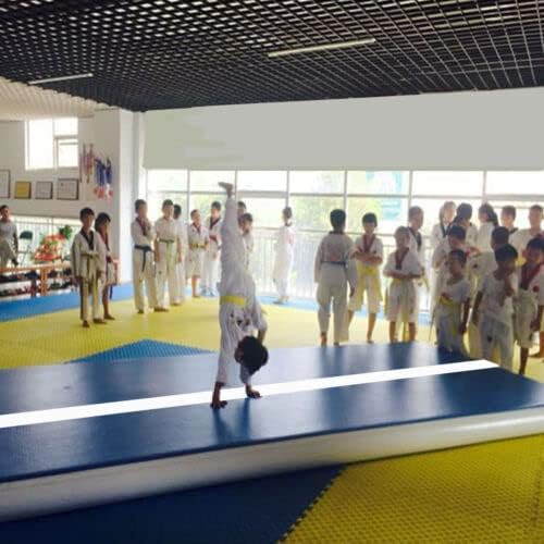 3Mx2M Inflatable Gym Mat Air Tumbling Mat Gymnastics Cheerleading Pad + Pump