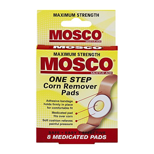 Mosco One Step Corn Remover Pads, 8 Medicated Pads