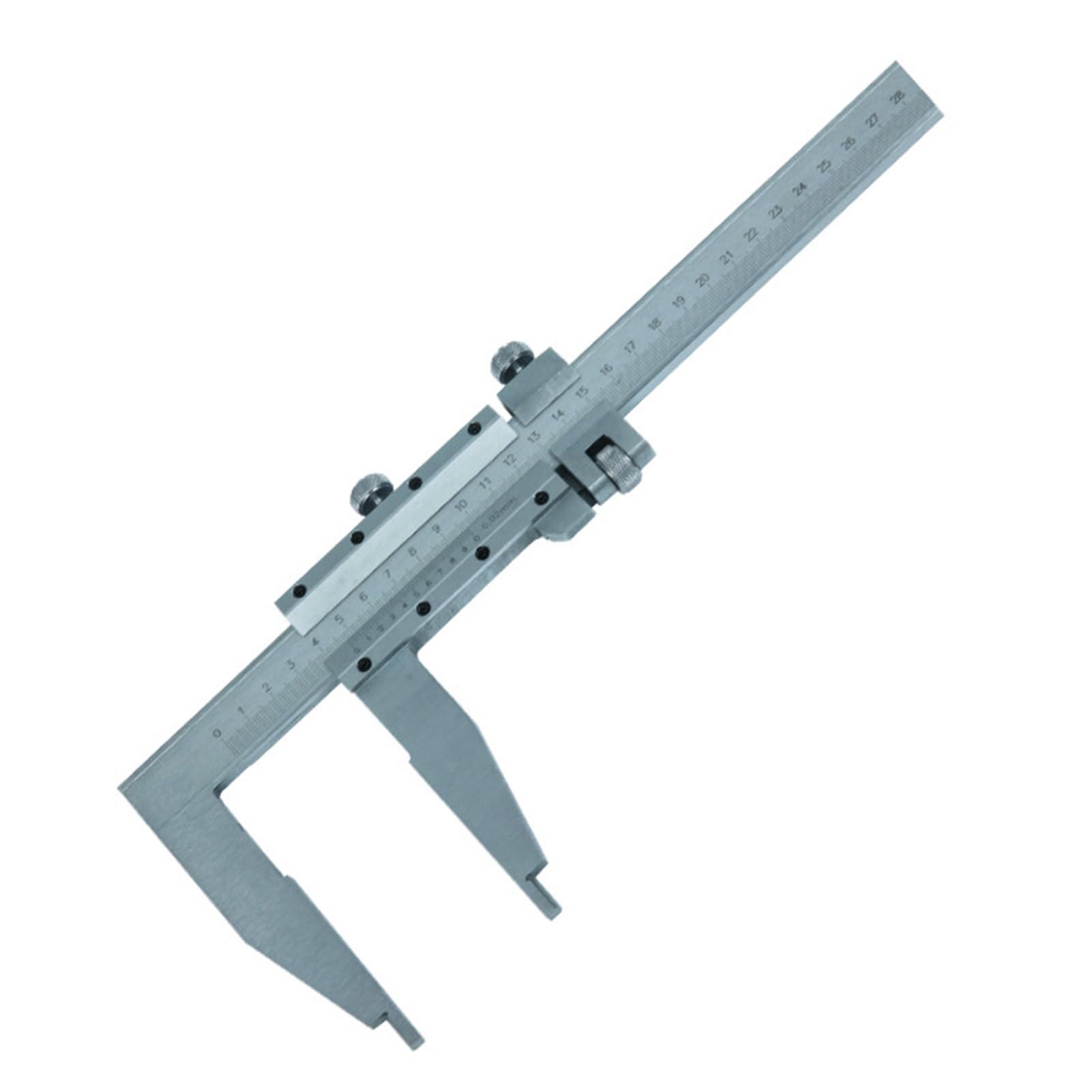 500mm,Yiustldd Règle À Vernier Numérique, Pied À Coulisse En Métal En Acier Au Carbone De Haute Précision Avec Écrou Réglable Pour Les Mesures De Profondeur Et De Pas