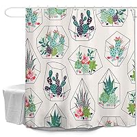 Tenda Doccia In Tessuto Antimuffa Oduo 90x180 Cm | Stampa 3D Alba Marea Con Ganci Inclusi