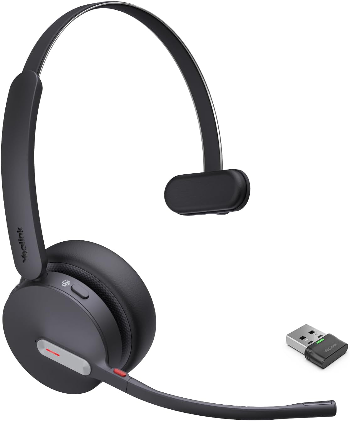 Yealink BH70 Mono Wireless Bluetooth Headset with Microphone for Work, up to 35h Talking Battery Life, 3-Mic Noise Cancellation, 91g Lightweight Microsoft Teams Certified Work Headsets for PC Yealink BH70 Mono Wireless Bluetooth Headset with Microphone for Work, up to 35h Talking Battery Life, 3-Mic Noise Cancellation, 91g Lightweight Microsoft Teams Certified Work Headsets for PC