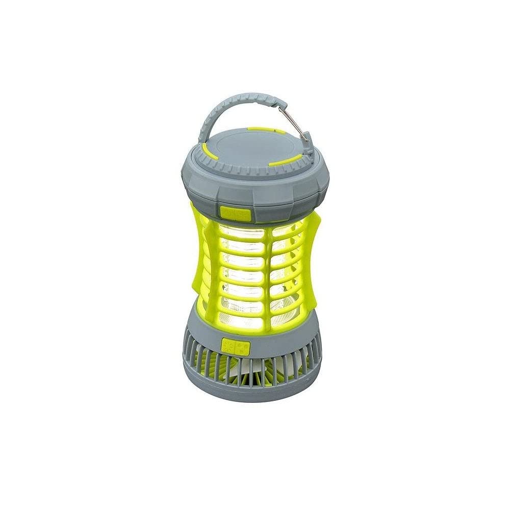 Outdoor Revolution Camping USB Rechargeable Mosquito Lantern Fan, Green