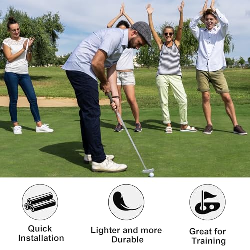 Golf Putter - Golf Putters Right Handed &Left Handed for Beginner Youth, Removable Mini Golf Clubs Set - 33" Golf Putters with 2 Standard Double Layer Construction Golf Balls - Image 5
