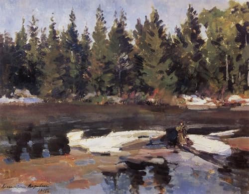 Pintura lienzo arte Primavera Constantin Korovin cuadro decorativo 60x90cm lienzo pared oficina