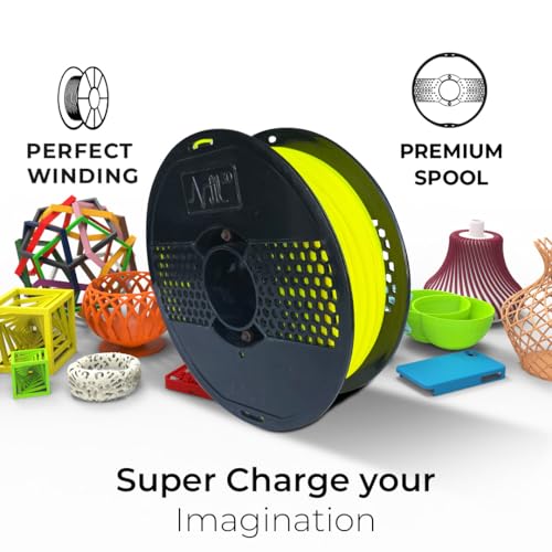 Image of NFIL3D Premium HS PLA+ Fluoro Yellow - 3D Printing Filament | Compatible with All 3D Printers | 1.75mm | 1Kg Nett Weight