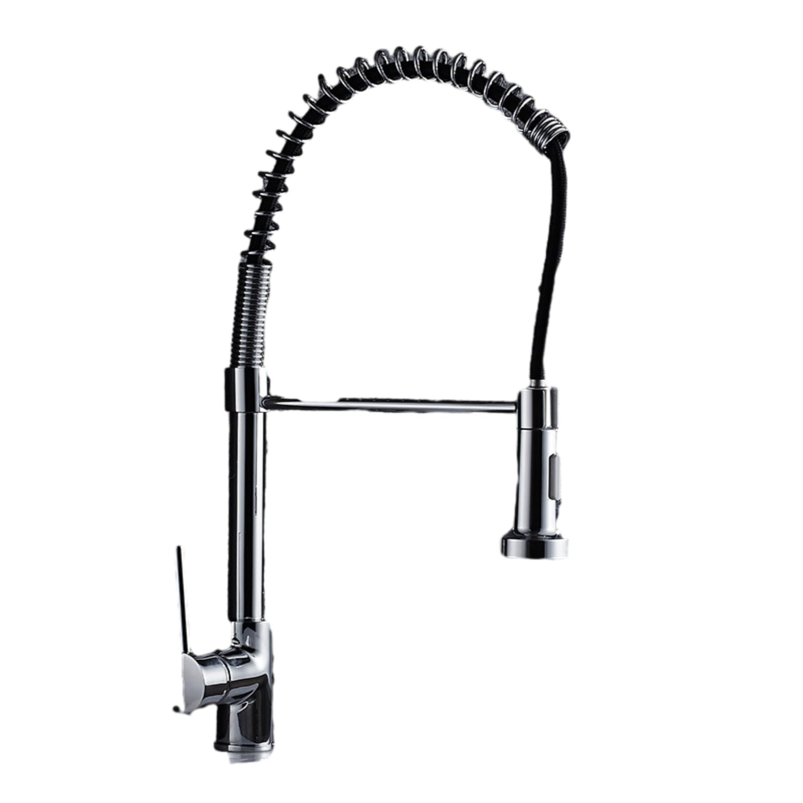 Sink Taps Kitchen Faucetspring Faucet with Rotatable Shower Head Plating