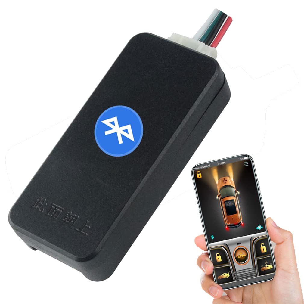 XRC TECH Mini teléfono Bluetooth inmovilizador sistema bloqueo de la electricidad de aceite Seguridad 3 cables conexión para todos los coches