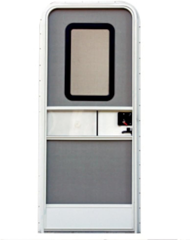 AP Products 015-217720 Polar White 30" x 72" Right Handed Square Entrance Door