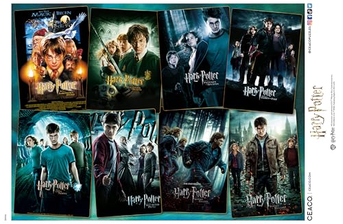 Rompecabezas Ceaco Harry Potter - 1000 piezas para adultos | Licencia oficial, fabricado en EE.UU., cartón reciclado, tamaño final 26,75 x 19,75 pulgadas, incluye póster, ideal como regalo y para enmarcar miniatura 5