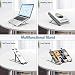 Bansga Soporte para ordenador portátil plegable de aluminio ligero para MacBook Air,...