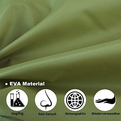Opret 2 Stück Regenmantel Durchsichtiger Regenponcho für Damen Herren, Wiederverwendbar Wasserdicht Regencape Regenjacke, Eva Atmungsaktiv Regen Zubehör für Wandern Radfahren Camping Reisen