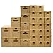 Bankers Box SmoothMove Classic Moving Kit Boxes, Tape-Free Assembly, Easy Carry Handles, 5 Small 20 Medium 5 Large, 30 Pack (7716502)
