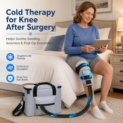 Image of Ice Machine for Knee After Surgery, Cold Therapy Machine, 15QT