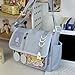 Bolsa cruzada de nailon japonesa de estilo universitario diseñada para fanáticos del anime y estudiantes Imagen de Bolsa cruzada de nailon japonesa de estilo universitario diseñada para fanáticos del anime y estudiantes