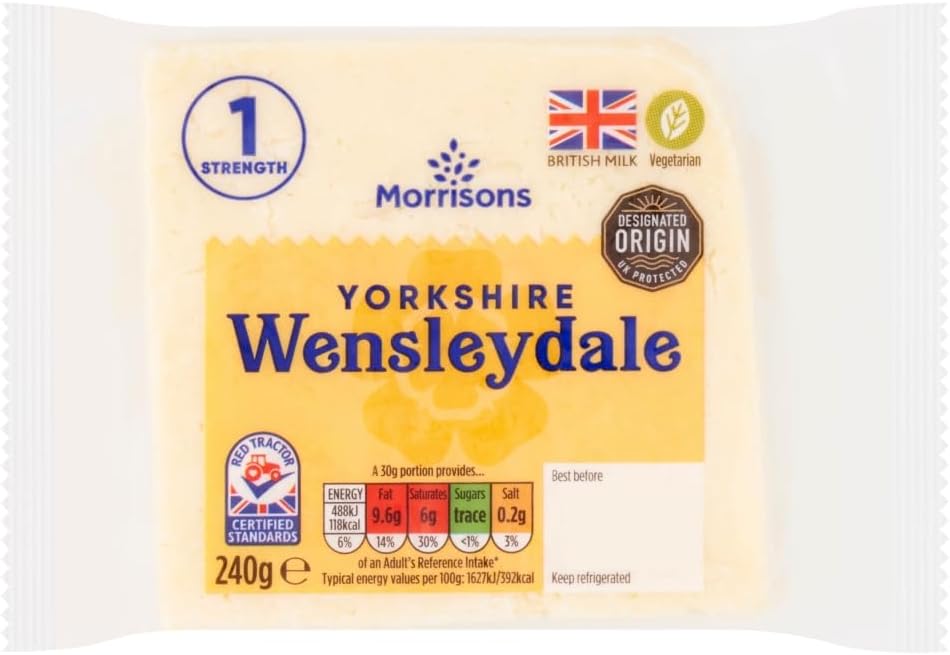Morrisons Yorkshire Wensleydale, 240g