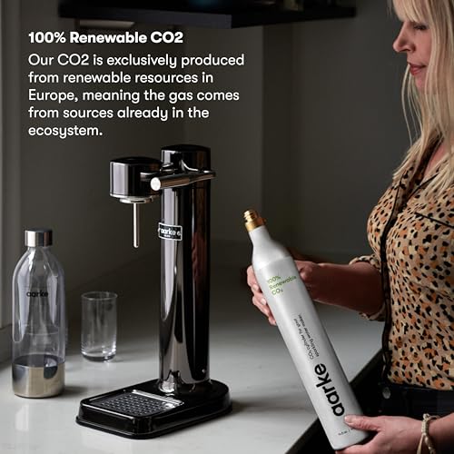 aarke CO2 Gas Refill Pack - 2 Cylinders, Carbonator Compatible With Most Sparkling Water Maker Appliances, Soda Machine Parts And Accessories (2-Pack)