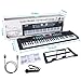 RenFox 61-Key Keyboard Piano with Microphone & Music Stand Portable Electronic Kids Piano Keyboard for Beginners 22.9x7.9x2.3 Inch