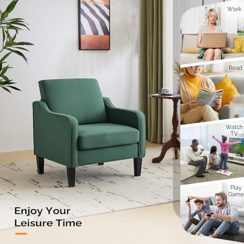 Image of VINGLI Accent Chairs Set of 2, Modern Traditional Armchair for Living Room
