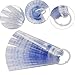 QccHieUs Feeler Gauge Set 21 in 1 21 Leaf Measurement Tools Industrial Portable Electronics 0.05mm to 3mm Metric Feeler Gauge