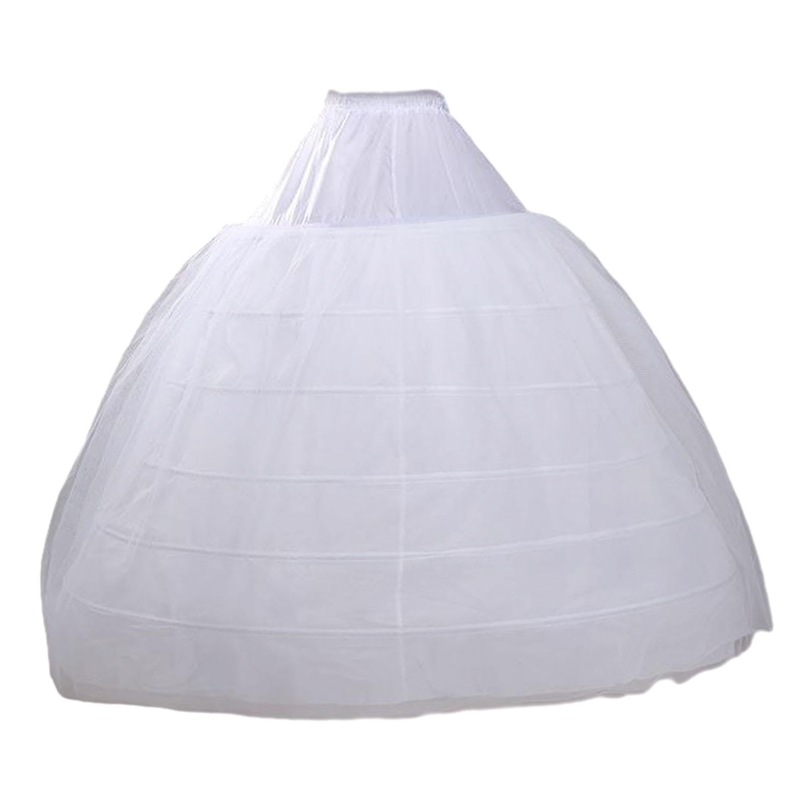 6 Reifrock aus Tüll, Unterrock für Damen, Krinoline, formt Kleider für besondere Anlässe, Vintage Kostüm, Tutu, Tüllunterrock