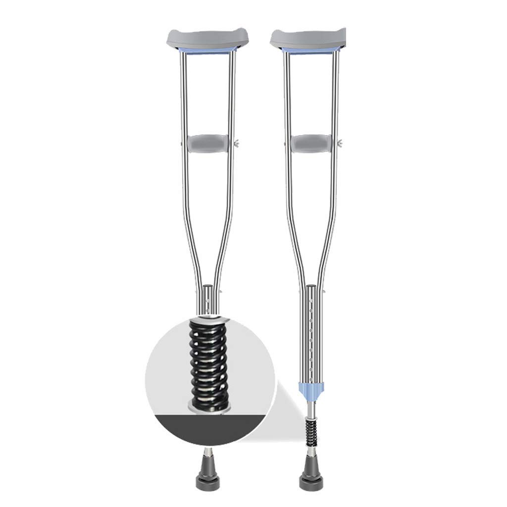 Kule o regulowanej wysokości Antypoślizgowe, lekkie kule pod kule, kule do chodzenia Uchwyty TPR Wygodne i ergonomiczne, Odpowiednie dla osób starszych, ulepszone średnie Keep it in mind