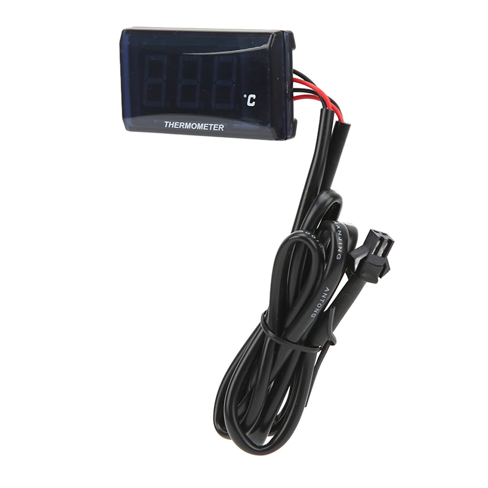 Indicatore Digitale della Temperatura 'acqua LCD per Moto Design Sottile per Maglietta Universale per Moto (Retroilluminazione verde)