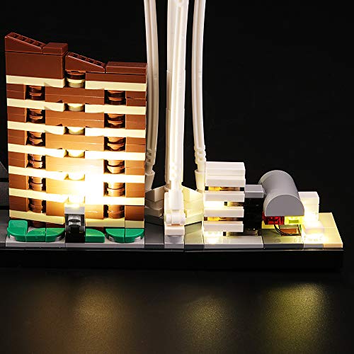 LIGHTAILING Licht-Set Für (Architecture Las Vegas) Modell - LED Licht-Set Kompatibel Mit Lego 21047(Modell Nicht… – Bild 5