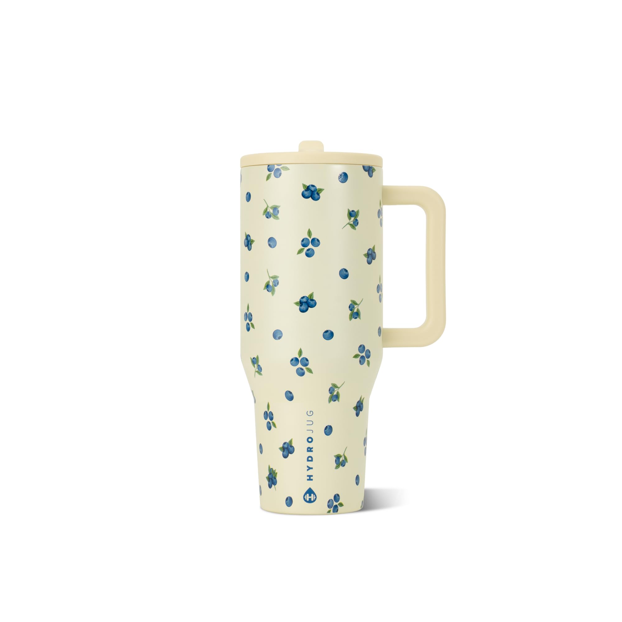 HydroJug Traveler 32oz, Insulated Tumbler with Handle & Straw, Freshly Pick'd