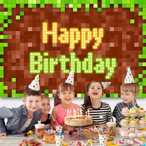 Kids Game Theme Backdrop (5x3ft)