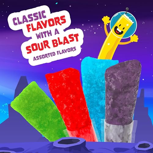 Image of FunPops Sour Blast Freeze Pops, Variety Pack, 2 oz, 48 Count Box (Pack of 2)