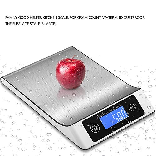 High Precision Kitchen Scale Electronic Baking Platform 5kg Weighing Food Scale(One Color-15KG/1G (One Color 15KG/1G)
